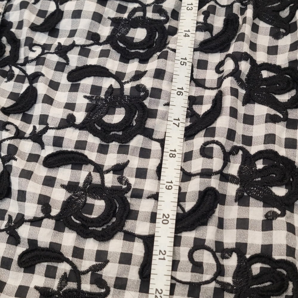 Anthropologie || Pilcro The Whitney Trapeze Buttondown Top Sz1x - Picture 6 of 7